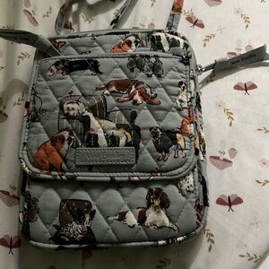 Vera Bradley dog show mini hipster crossbody